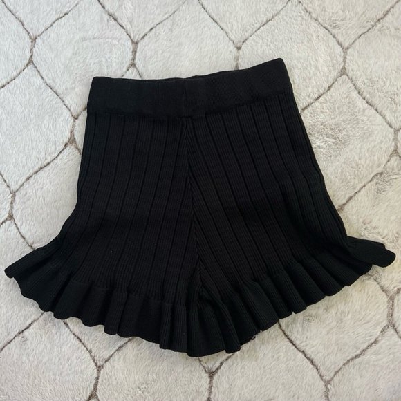 DAIMARAN Paris Women's Matching Set 2 Pieces Tank Top + Short Ruffle Black S - Picture 7 of 11